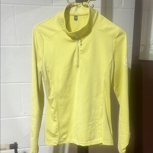 Lemon yellow Equestrian Stockholm sunshirt, size small.